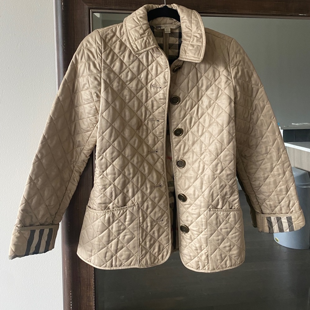 Burberry jacket xs